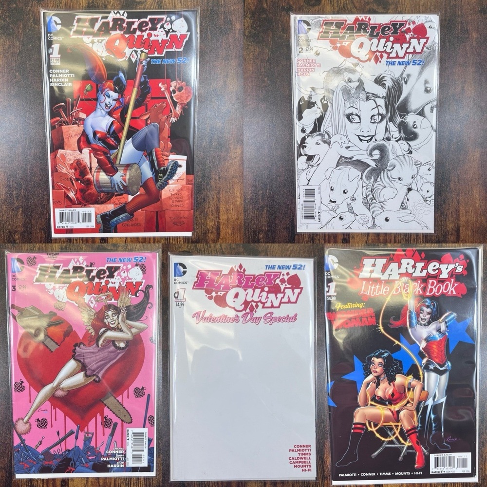 Lot Of 5 Harley Quinn New 52 (DC Comics September 2014)